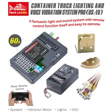 GT POWER – système de son et lumière pour voiture, camion professionnel, conteneur, son et lumière, Vibration, télécommande, pièces automobiles 