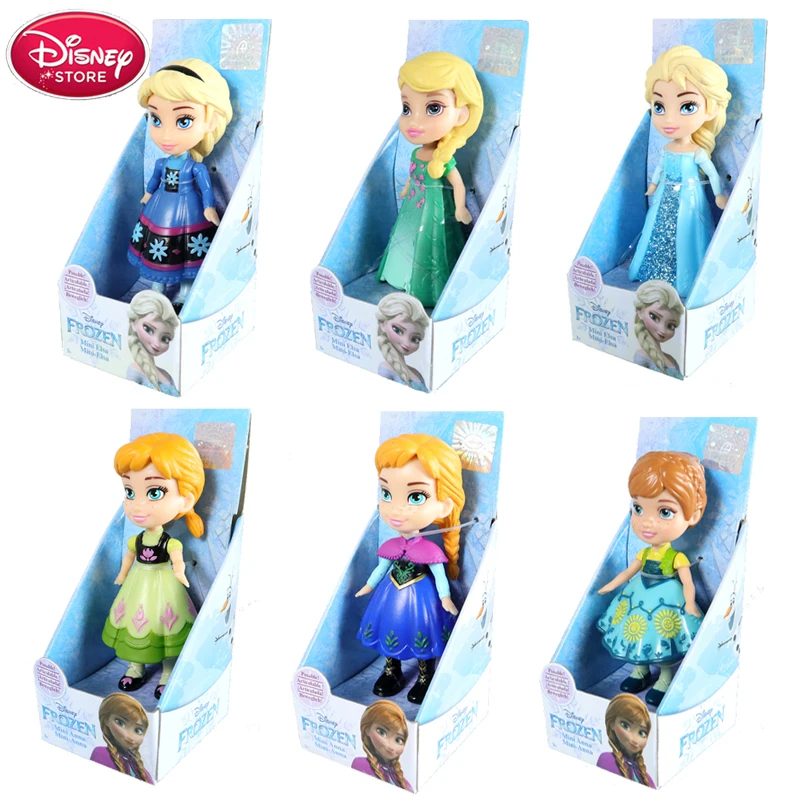 Оригинальная фигурка Disney Frozen 2 с коробкой новинка 2019 фигурки принцессы Анны и