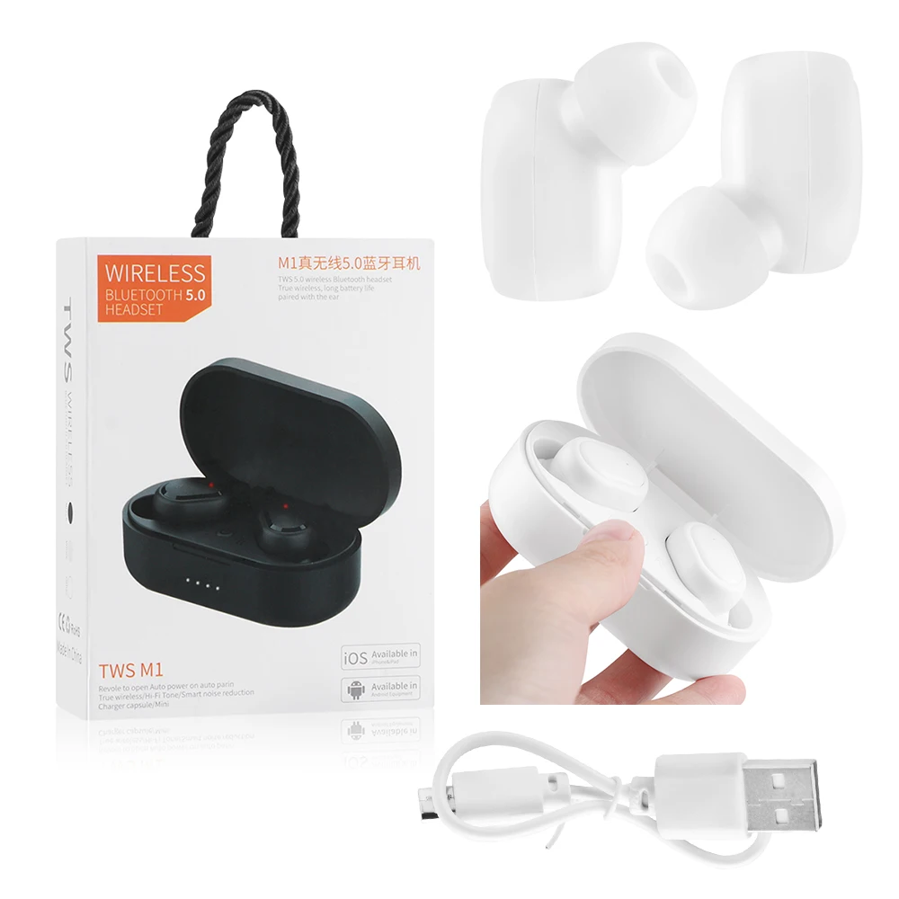 TWS Airdots Bluetooth 5,0 наушники стерео беспроводные наушники для Xiaomi Redmi TWS Airdots с микрофоном свободные наушники