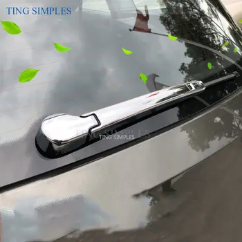 

Car Body Stick ABS Chrome Rear Back Glass Wiper Wash Nozzle Frame Tail Window Trim 2pcs For Skoda Karoq 2017 2018 2019 2020