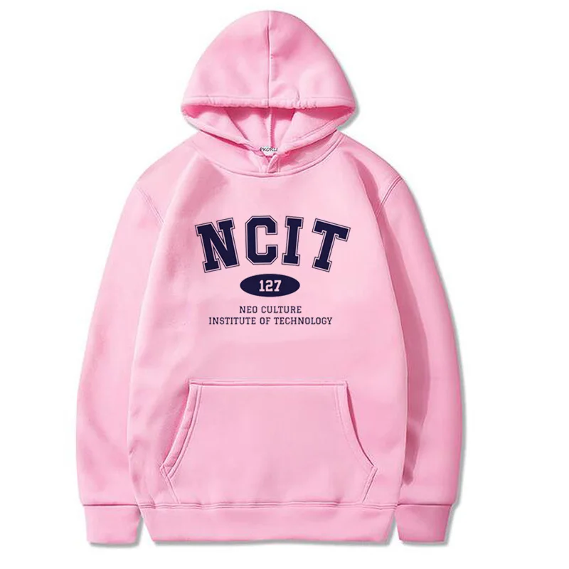 long hoodie NCIT 127 Hoodies Fashion Letter Print NCT Men Women Sweatshirts Hoodie Oversized Pullover Harajuku Streetwear Tracksuits Clothes green sweatshirt Hoodies & Sweatshirts