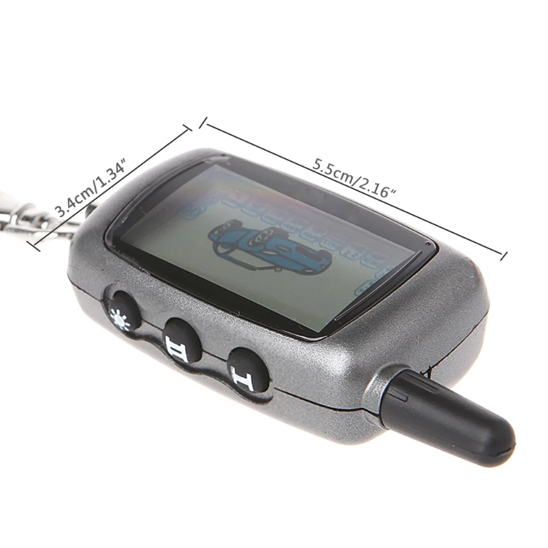 

Car LCD Remote Controller Keychain 2-Way Car Alarm For StarLine A6 Keychain alarm Automobiles Remote Controls