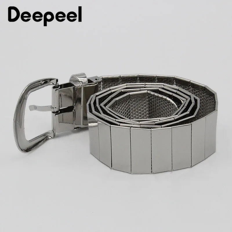 Deepeel 1 шт., 2,8-3,3 см* 106 см, Женский металлический ремень из сплава, Классическая пряжка, декоративный роскошный элегантный пояс, аксессуары для одежды YB615