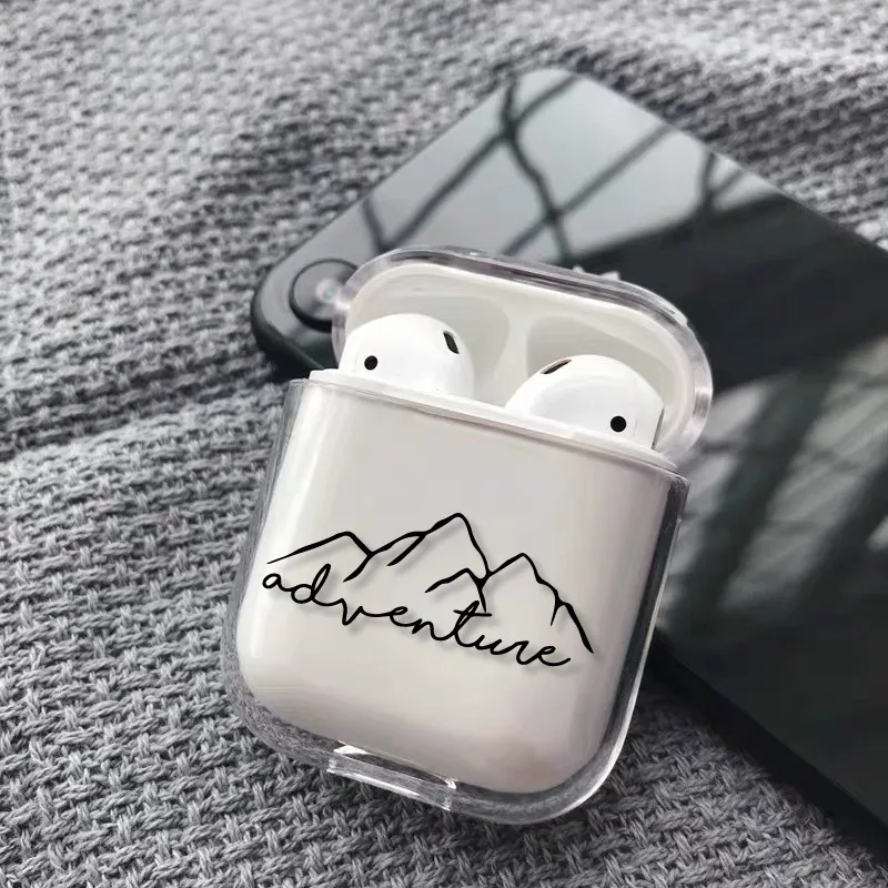 Милый чехол для наушников с сердечками и звездами для Apple iPhone, зарядная коробка для AirPods Pro, жесткий прозрачный защитный чехол, аксессуары - Цвет: 9