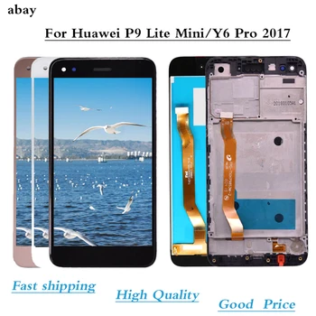 

5.0'' For Huawei P9 Lite Mini LCD Display + Touch Screen Digitizer Assembly for Huawei Y6 Pro 2017 LCD Repair Panel High Quality