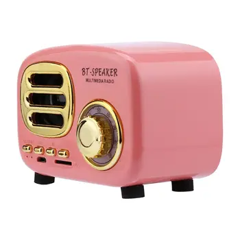 

BT02 Portable Retro Wireless Bluetooth Speaker Sound Stereo Subwoofer 667C