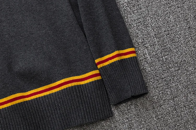 2019 New Sweater Slytherin Ravenclaw Hufflepuff Long Sleeve Sweater V-neck All-match Unisex Daily Clothes Cosplay Costumes
