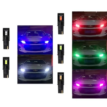 

High Quality 2pcs T10 LED W5W non-polarity 194 Reading LED Lights Lamp 4smd Lamp Car 3030 Lighting License Signal Plate Whi C0N7