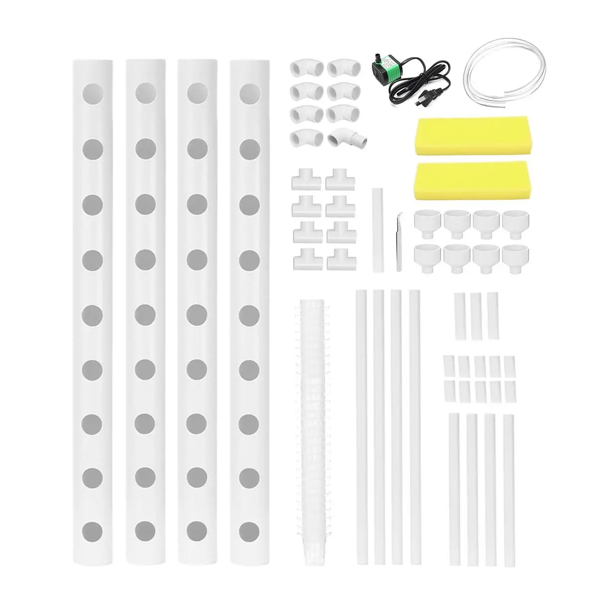 Hydroponic System Pots to Grow Kit Equipment Garden Vegetables Planting Box 36 Sites Hydroponic Rack Holder Soilless Seedling