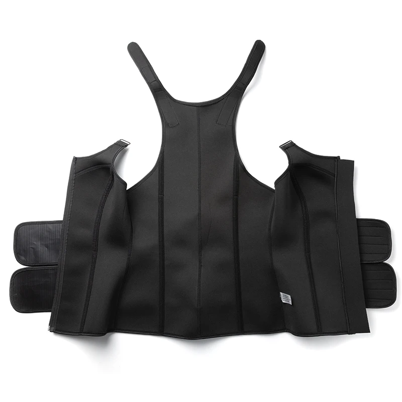 Women Sweat Neoprene Body Shaper Sauna Suit Tank Top Vest with Adjustable Shaper Waist Trainer Corset Belt Slimming Shapewear