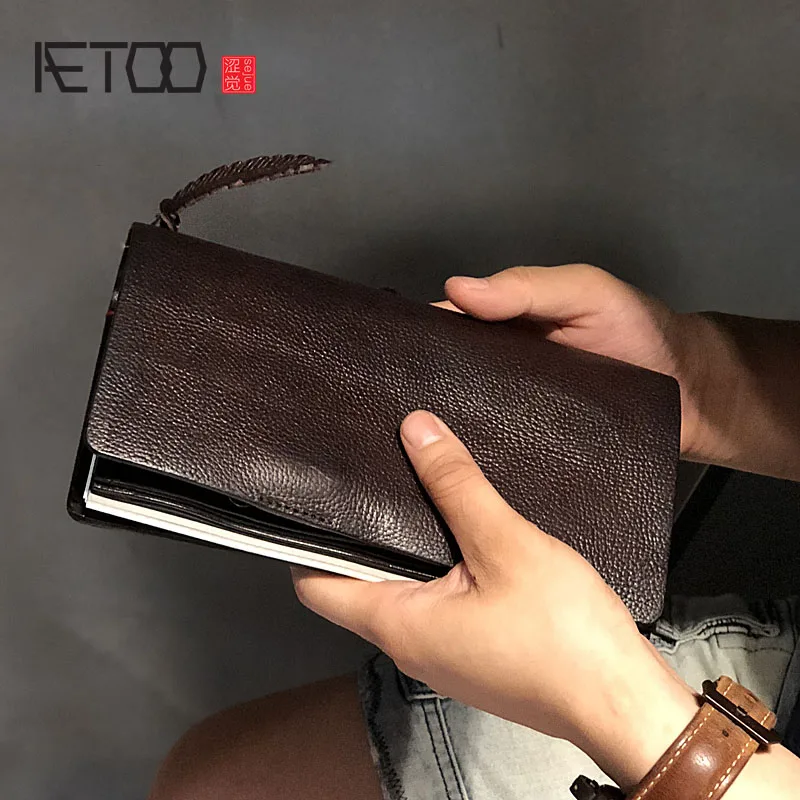 Aetoo Hand-Made Hand-Holding Zakken, multi-Functionele Note Hoofd-Laag Rundsleer Mannen Handtassen, Multi-Card Bit Portefeuilles Aetoo Hand-Made Hand-Holding Zakken, multi-Functionele Note Hoofd-Laag Rundsleer Mannen Handtassen, Multi-Card Bit Portefeuilles