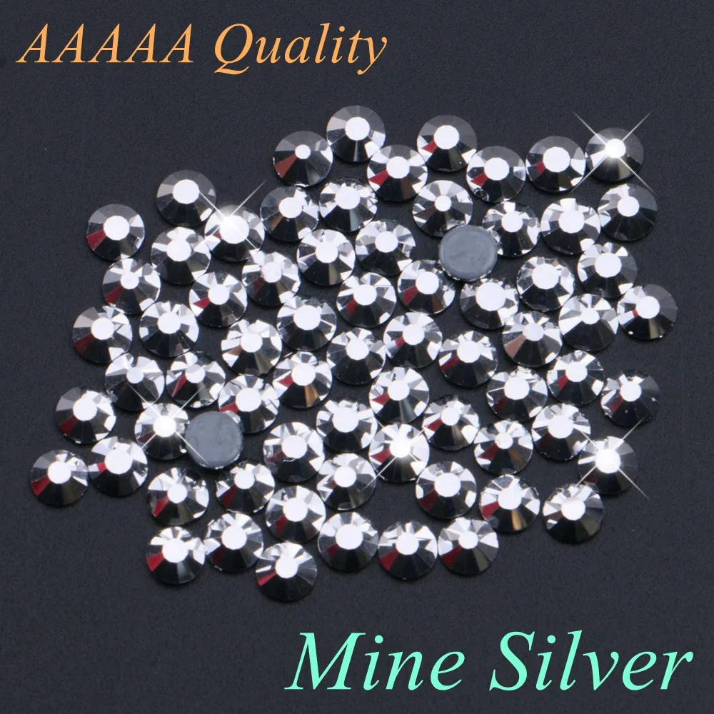 Alta Qualà 1440 Pz/Bulk Strass Hotfix SS6-SS30 Muslimatback Pietre Glter Cristallo E Strass Per Accessori Per Unghie Fai Da Te - Foto 4