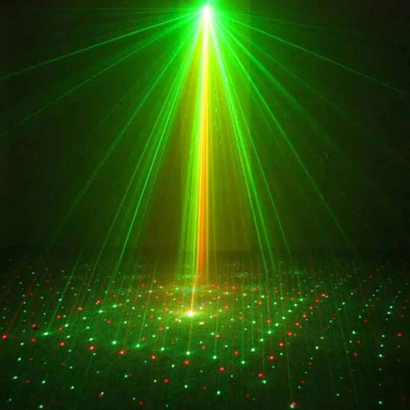 ステージ レーザー Green Red ディスコ Moving ライト New Arrival Stage LED 18 Beam Red And Green Laser Light
