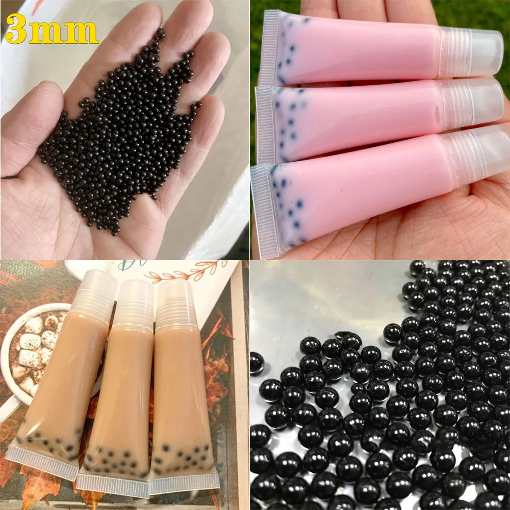 Lip Gloss Diy Boba Bubble Tea Moisturizing Lipgloss Making Material Kit Container Lip Gloss Tubes Flavoring Oil Liquid Pigment