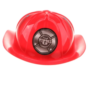 

Fireman Costume - Toys Firefighter Helmet Hat Role Pretend Play Cosplay for Kids & Boy Halloween Fancy Dress