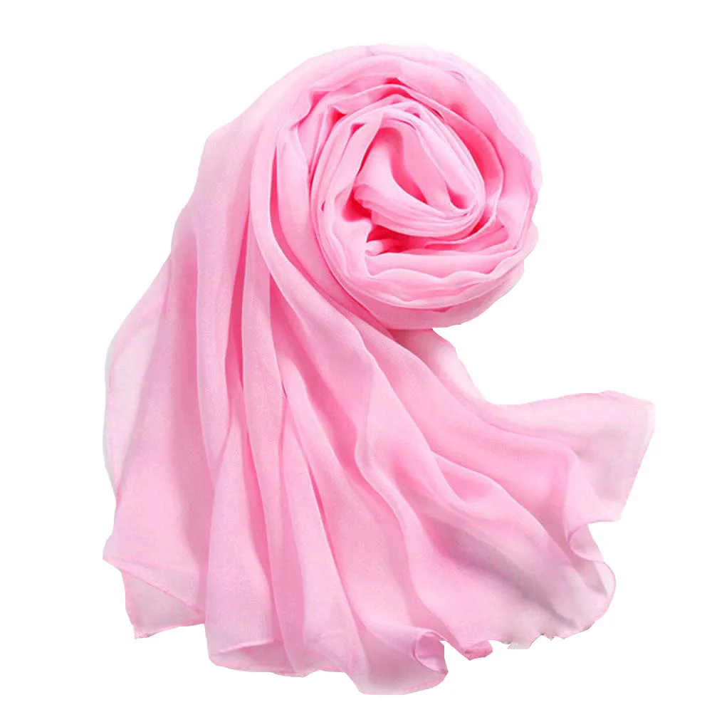 Шарф женский длинный мягкий тонкая упаковка леди шифоновый шарф пляжные шарфы пляжные накидки, шали и палантины# YL1