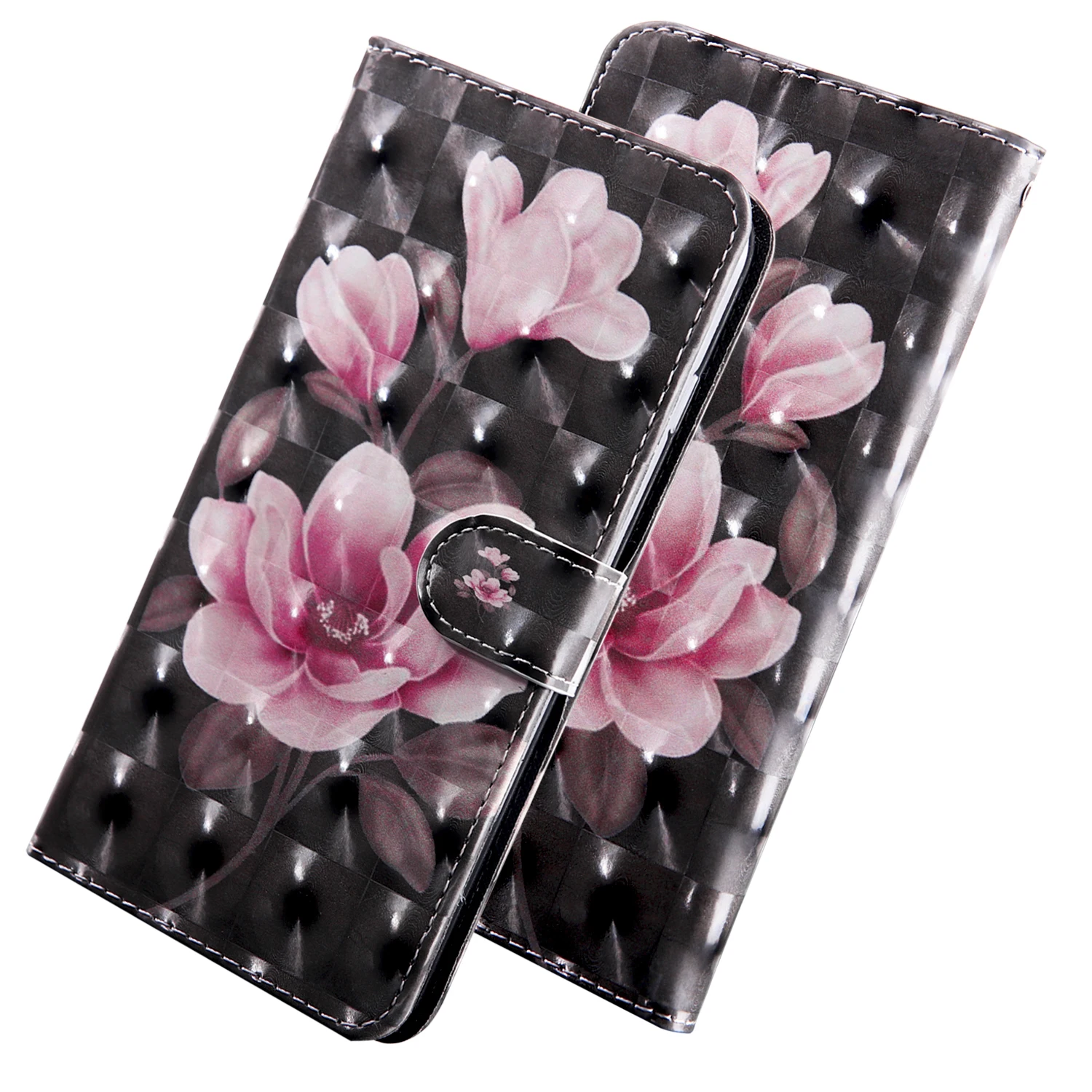 PU Leather Phone Case For Xiaomi Redmi Note 8 Flip Book Case Xiaomi Redmi Note 7 5 6 8 Pro 3D Wallet Case Redmi Note 4 4X Cover