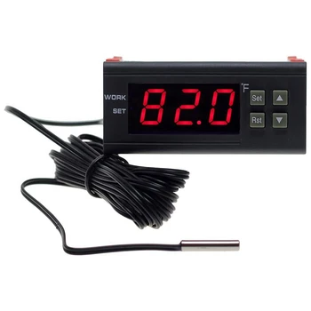 

Digital Temperature Controller Thermostat Thermostat Incubator Relay Led 10A Heating and Cooling Stc-1000