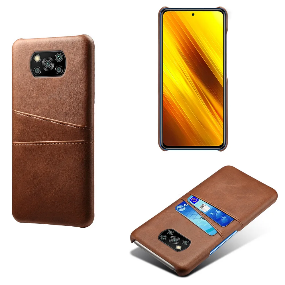 Чехол KEYSION из искусственной кожи для телефона Xiaomi POCO X3 Модный чехол с отделениями