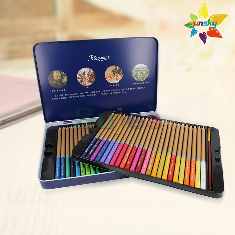 Cezanne 24 Color Pencil Set + Soho 9x12 Drawing Pad Special Set