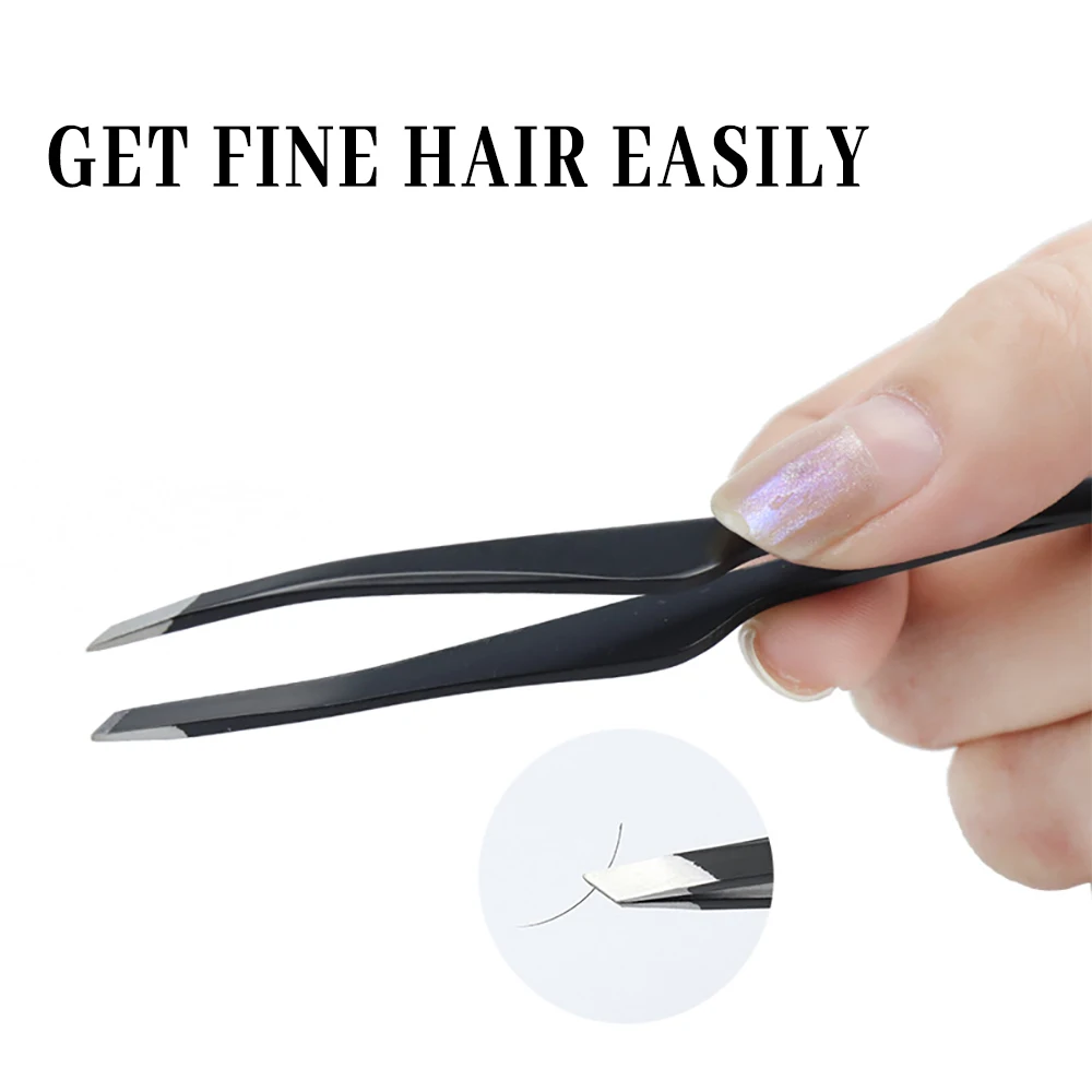 Stainless Steel Tweezers Multitool Anti-static Precision Hair Removal Eyebrow DIY Maintenance Picking Hand Tool Diagonal Pliers