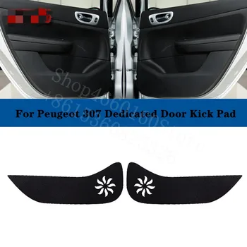 

Puou high quality For Peugeot 307 4pcs Car Inside Door Cover Pad Scratch Protection Anti Kick Pad Car Interior Accessories
