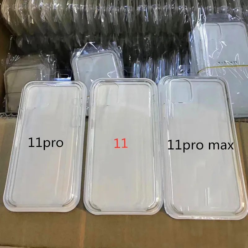 100 шт новейший высококачественный прозрачный чехол для iphone 11 7 8 plus IX Xs Xr Xs Max в розничной упаковке 6 цветов
