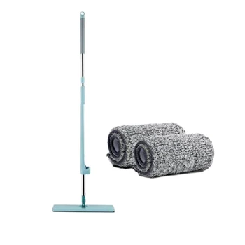 

Free Hand Washing Flat Mop Self-Wringing Magic Mop Automatic Spin 360 Rotating Wooden Floor Mop Cleaner Lazy Household Cleaning