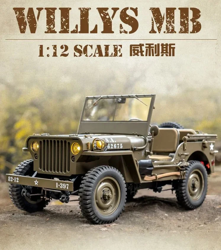 ROCHOBBY 1:12 RC12001RTR 1941 Willys MB 