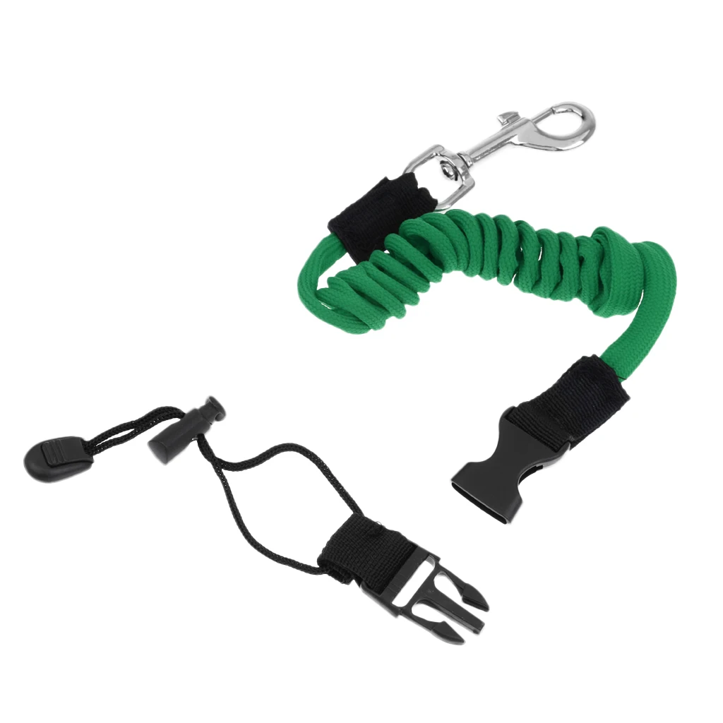 MultipleColors 140cm Elastic Coiled Cord Lanyard SUP Leash For Kayak Canoe Paddle Fishing Rod for Water Sports
