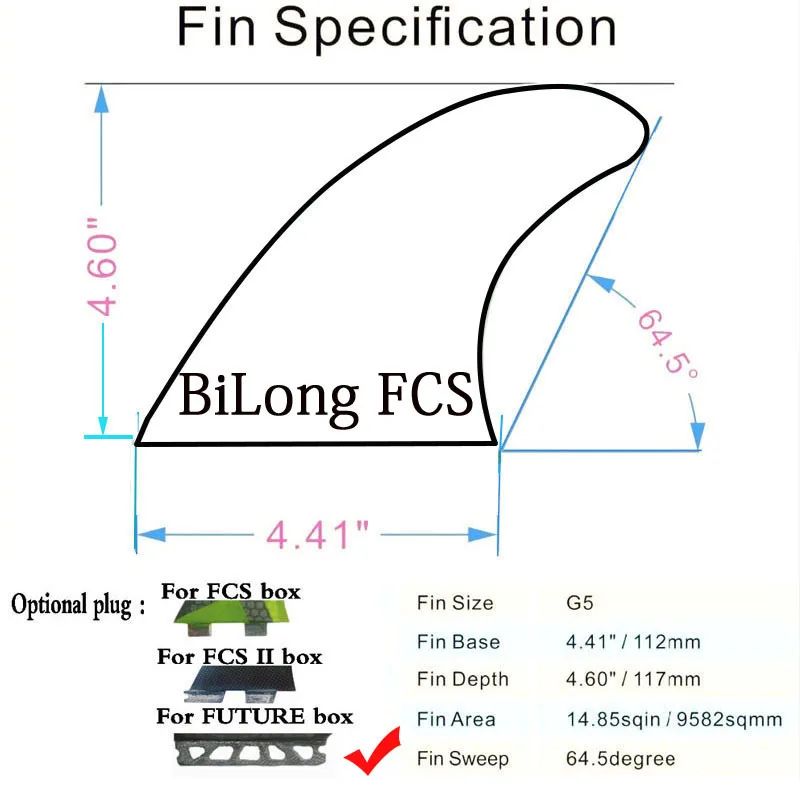 Ласты из карбоната для серфинга FUTURE plug Tri fin Набор для FUTURE box G5 Размер стекловолокно бамбук с углеродом Лидер продаж серфинга