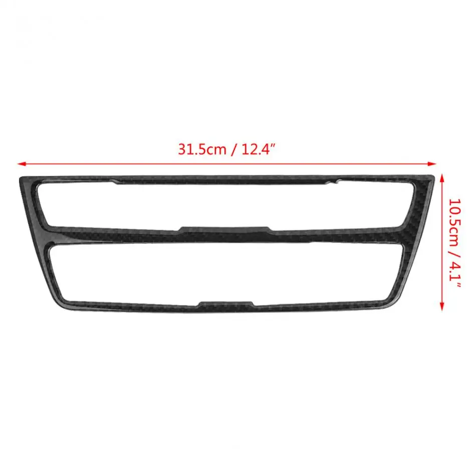 Для BMW F20 F21, внутренний автомобильный Кондиционер из углеродного волокна, CD панель управления, накладка, автомобильный Стайлинг, клеи