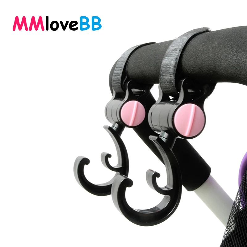 

MMloveBB Stroller Hooks Wheelchair Stroller Pram Carriage Bag Hanger Hook Baby Strollers Shopping Bag Clip Stroller Accessories