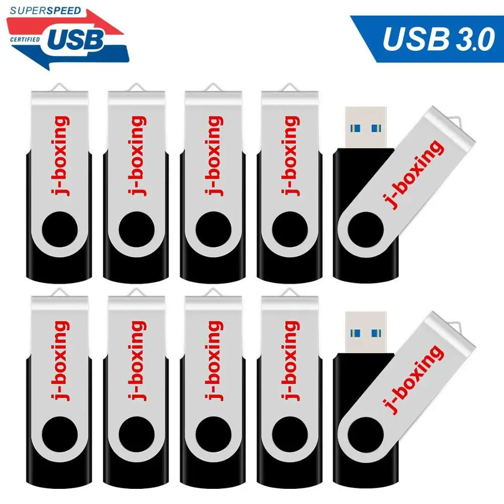 10 шт./лот 32 Гб USB 3 0 флэш-накопитель металлический 16 64 ГБ высокоскоростной для ПК