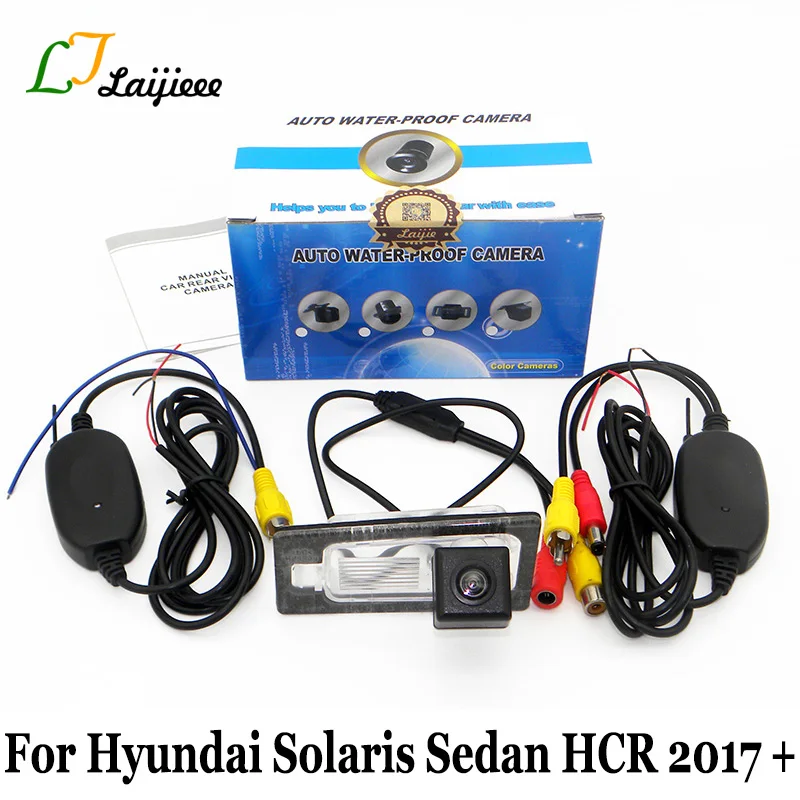 

Backup Camera For Hyundai Solaris Sedan HCR 2017 2018 2019 / HD CCD Night Vision Car Reverse Camera / Wireless Rear View Camera