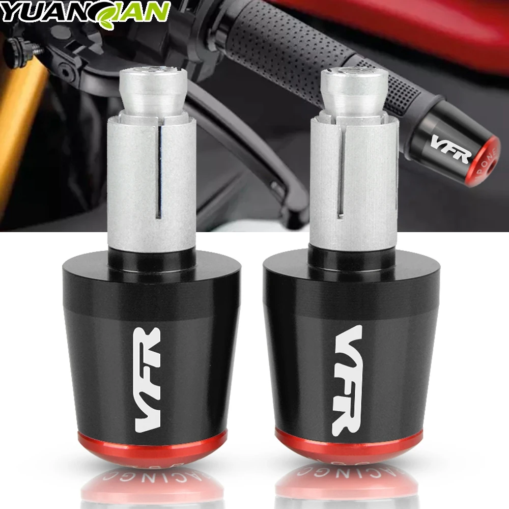 

Motorcycle Accessories 7/8" 22MM Handlebar Hand Grips Handle Bar End Cap For Honda VFR400 NC30 VFR750 VFR800/F VFR 800 VFR1200/F