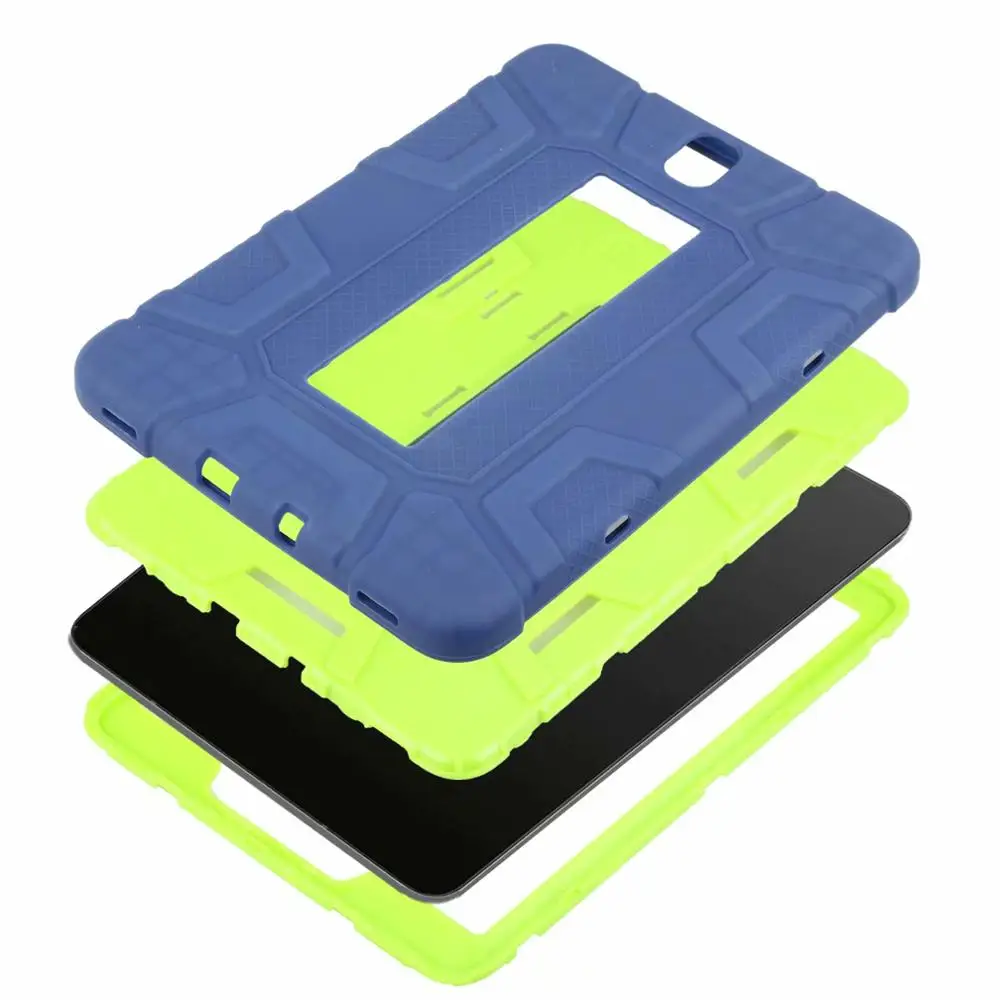 Duty Silicone Shockproof Hard Heavy Rugged Protective Tablet Case for Samsung Galaxy Tab S3 T820 T825 9.7" Stand Cover Funda+pen
