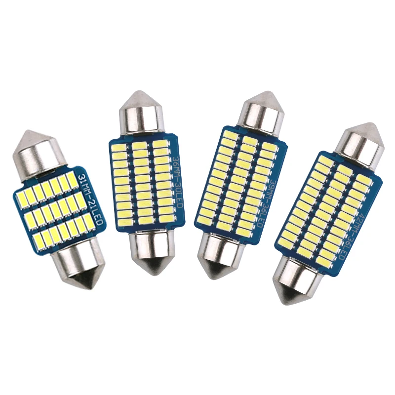 �佺�� �ڵ��� LED ����, ���̽� ���� �� ȭ��Ʈ, ��ȣ�� ����, DC 12V �ڵ� �� ����, �ǳ� �ǳ� ����, C5W 31-36-39-41MM, 2X