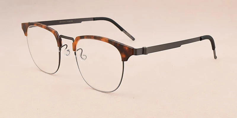 Сверхлегкий модный бренд титановая оправа для очков мужские Оптические очки оправа Женские оправы для очков мужские очки женские 9843