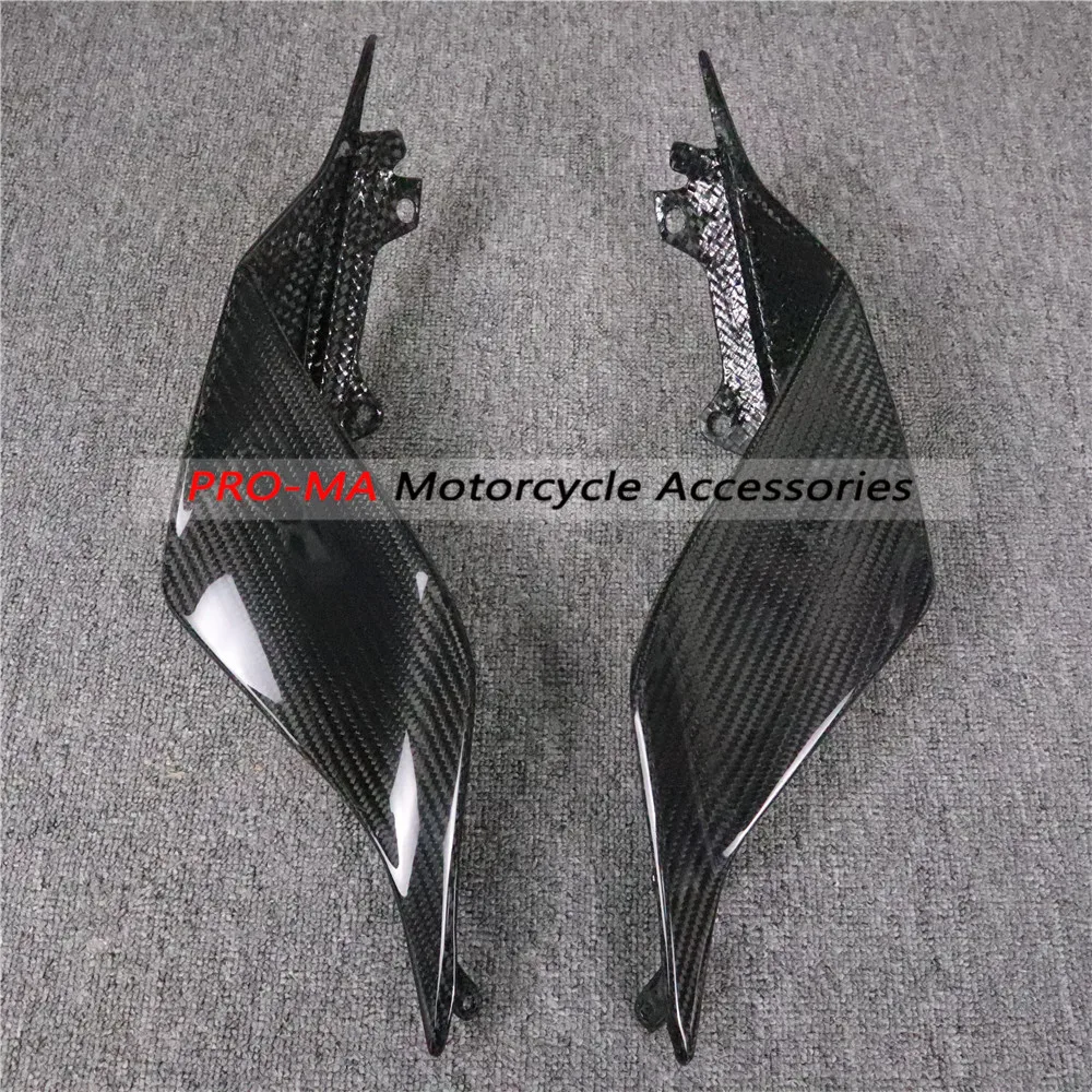 

Задние Обтекатели мотоцикла, задняя боковая панель из углеродного волокна для Yamaha R6 2017 + твиловое глянцевое плетение