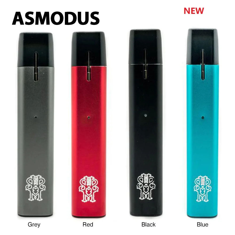 Новый комплект для вейвенподарки Asmodus Flow Pod Vape 500 мАч встроенный аккумулятор E-cig комплект с 2 мл Pod и 2.5ohm катушка VS Drag Nano/Minifit