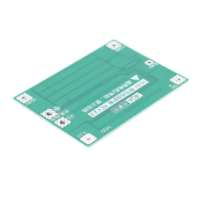 4S 40A литий-ионная литиевая батарея 18650 зарядное устройство PCB BMS Защитная плата с балансом для электродвигателя 14,8 V 16,8 V Lipo Cell