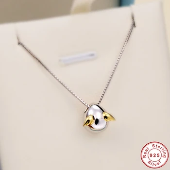

Angel Egg Necklaces & Pendants for Women Cute Girl Prevent Allergy Silver Color Jewelry