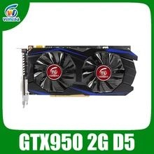 VEINEDA видеокарта PCI-E GTX 950 2 ГБ DDR5 128 бит видеокарта для игр nVIDIA Geforece