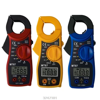 

MT87 LCD Digital Clamp Meter Multimeter AC/DC Ammeter Voltmeter Resistance Test