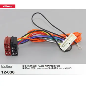 

Car CD DVD Player Wire For NISSAN Kix/Lafesta/Latio/Leaf Plugs Into Factory Radio Harness Wiring Cable 20 Pins DIN ISO male