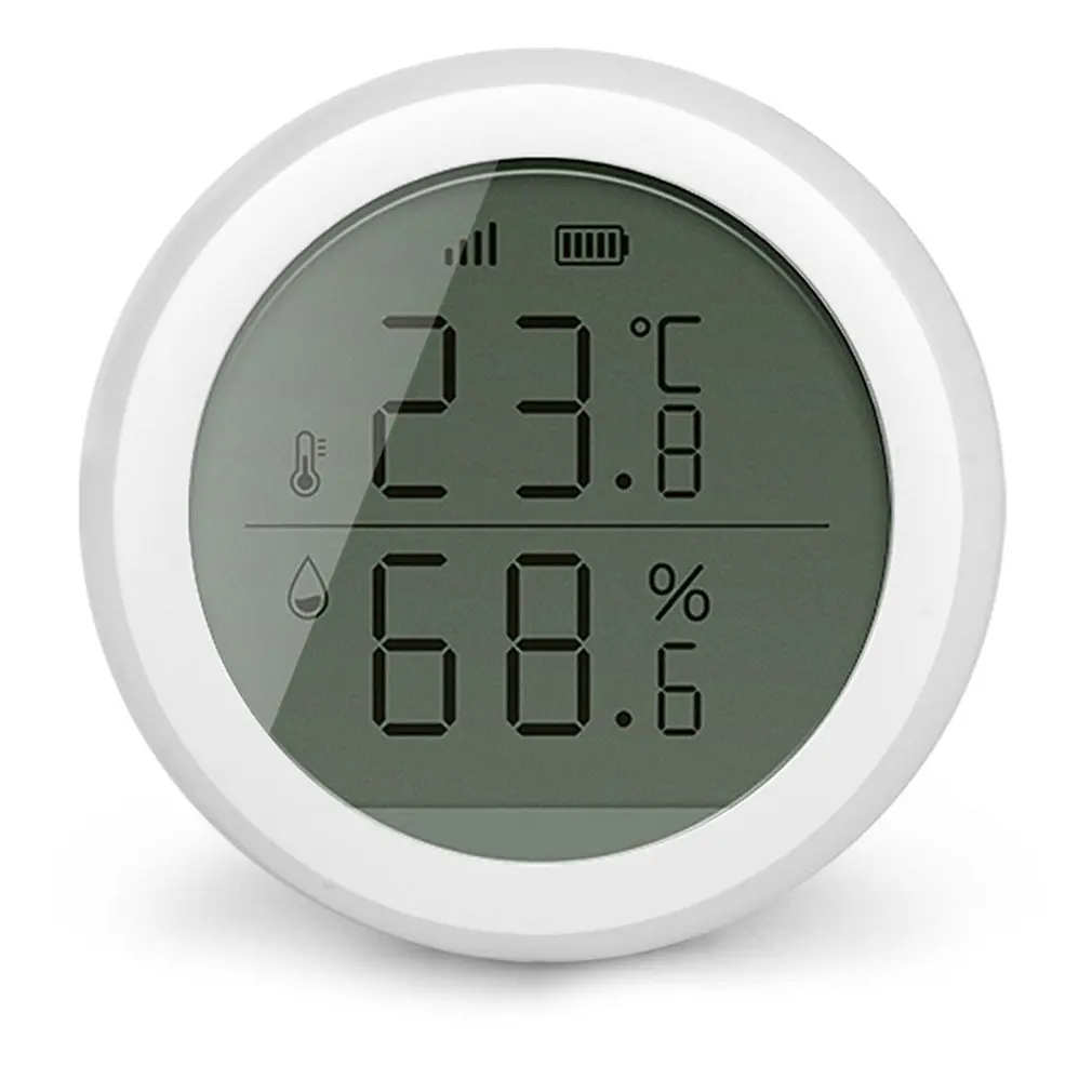 Tuya Zigbee Temperature and Humidity Sensor with LCD Screen Display