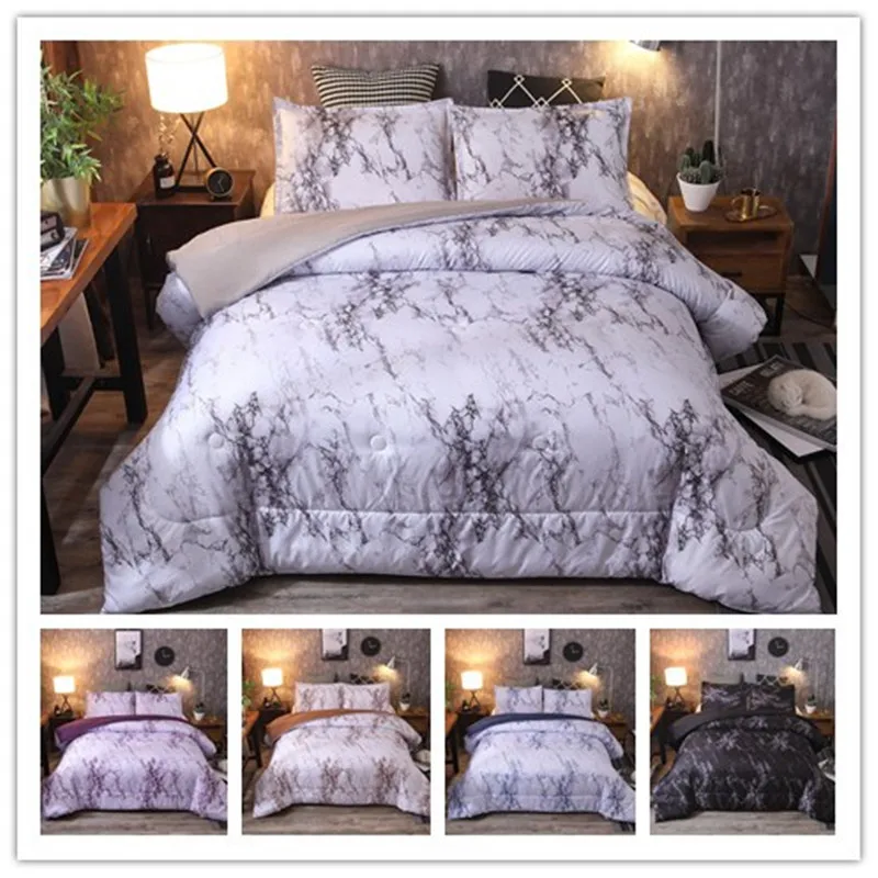 

Luxury Marble Pattern Bedding Sets Duvet Cover Set 3pcs Bed Set Queen Quilt Cover Bed Linen Pillowcase
