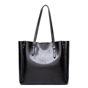

Women Casual Solid Color Bag Ladies Fashion Handbag Multifunctional Zipper Bag Quality Large Capacity Shoulder Bag For Women