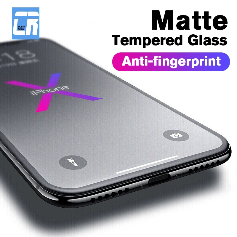 

Anti-fingerprint Matte Tempered Glass for iPhone 11 Pro X XS Max XR Screen Protector for iPhone 8 7 6 6s Plus Protective Film
